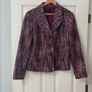 Axcess Burgundy Tweed Blazer